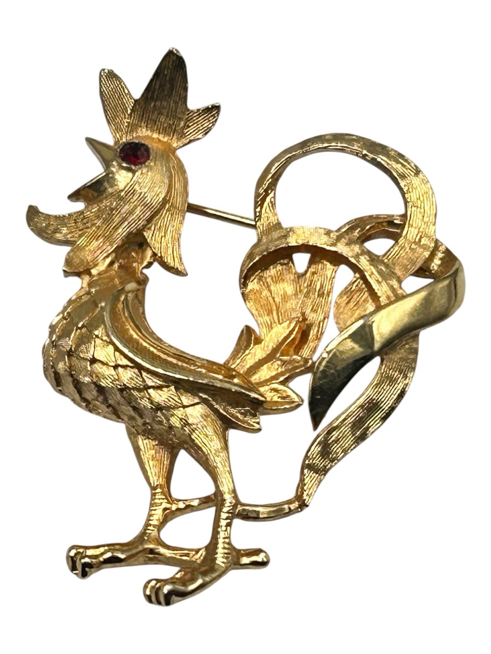 Vintage Napier Rooster Brooch Book Piece